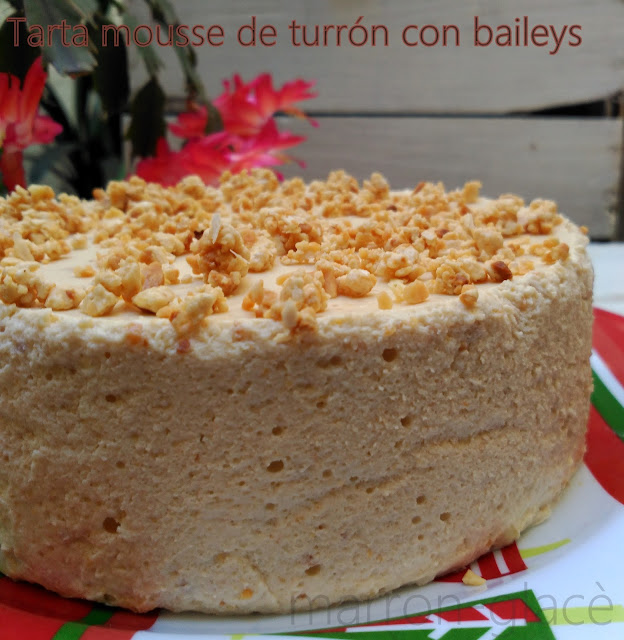 Tarta Mousse De Turrón Con Baileys
