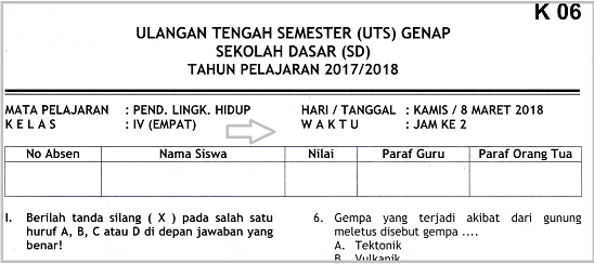 10+ Soal plh kelas 4 semester 1 dan kunci jawaban information