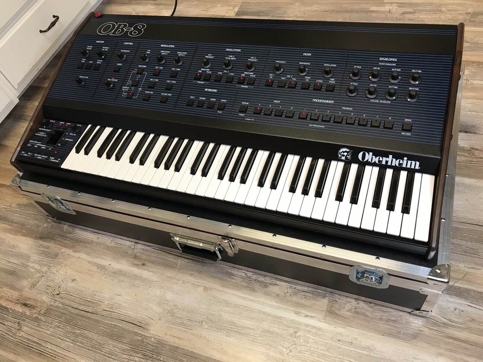 MATRIXSYNTH Oberheim OB8 Synthesizer SN C31106 w/ Dust Cover & Case