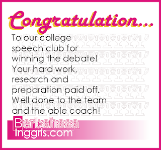 Contoh Greeting Card Kemenangan Srasmi