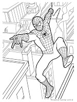 Mewarnai Gambar Spiderman | Mewarnai Gambar