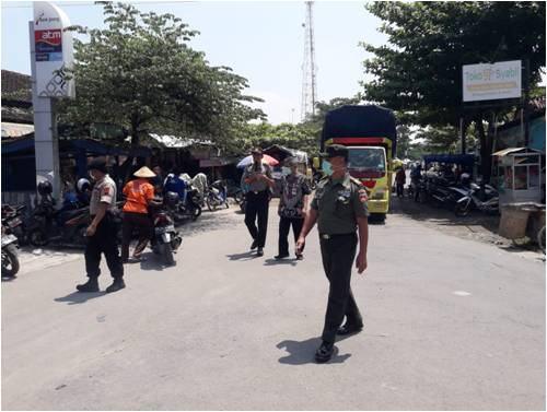 Keliling Sukodono, Muspika Sosialisasi Pencegahan Penyebaran Virus Corona