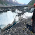 Debido A Las Altas temperaturas Un Glaciar Se Queda Sin Nieve En Alaska.