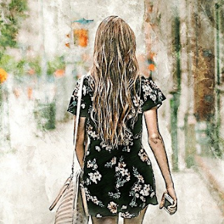 girl long hair profile picture
