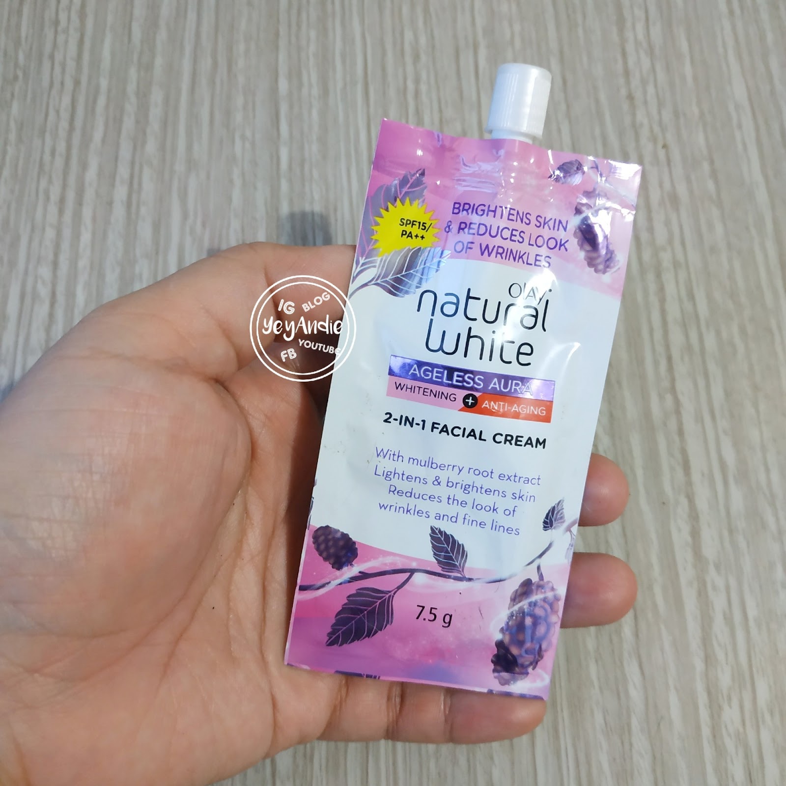 Olay Natural White Ageless Aura Whitening Cream Review New AntiAging Product from Olay