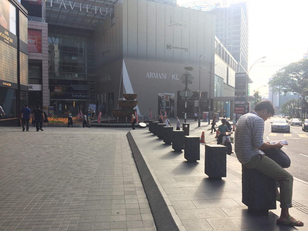 Kuala Lumpur Walk Pics  Kuala Lumpur From MRT Bukit Bintang Station