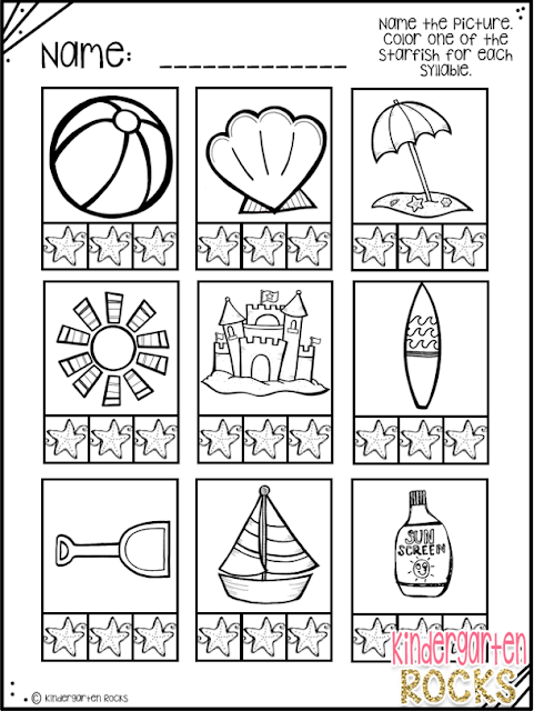 Summer Printables will help you child or students work on the skills and concepts desired at the beginning of kindergarten. Students will love the fun summer ELA and Math activities. This unit is perfect for summer school and summer themes in your kindergarten classroom.