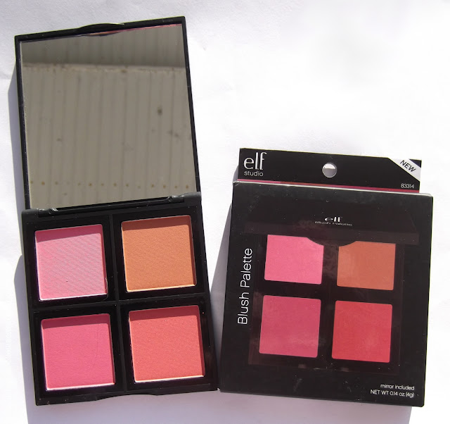 ELF COSMETICS Palette de Blush Studio,Light.Review,Swatches COSMELISTA
