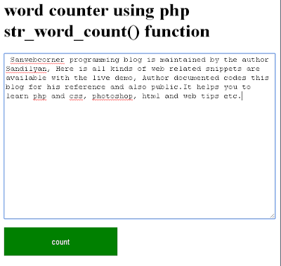 word-counter-using-php