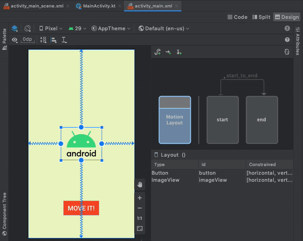   Crear, editar y previsualizar animaciones en Motion Editor 