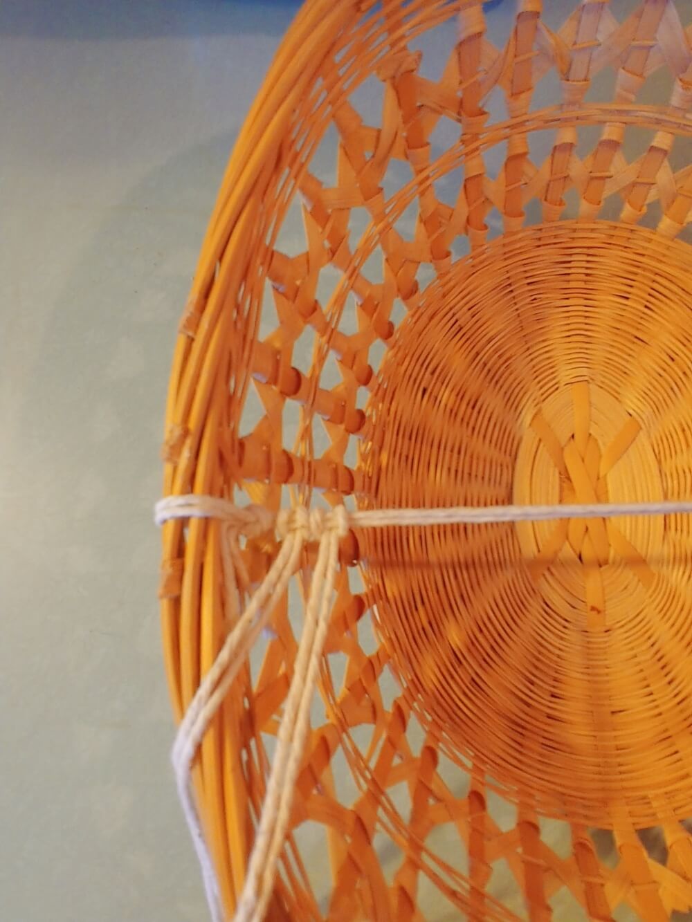Upcycled Boho Basket