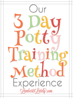 Great resource if you're trying the 3 Day Potty Training Method with your toddler!