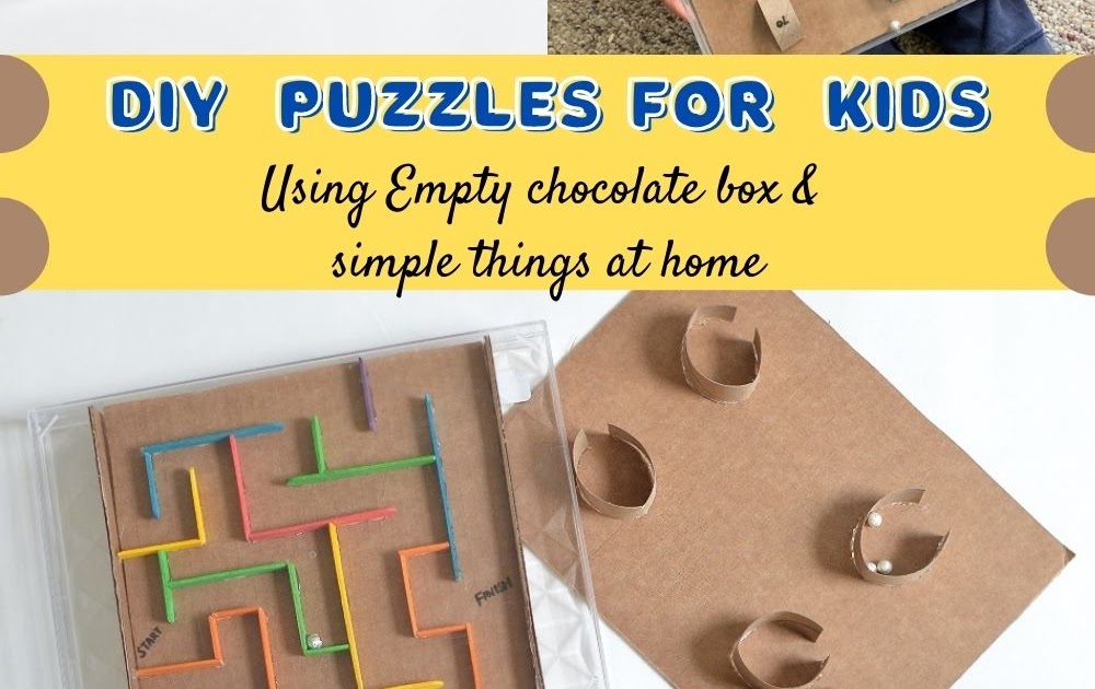 Easy Homemade Puzzles for Toddlers and Preschoolers