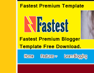 Premium Free Blogger Theme- Fastest Premium Blogger Template Download