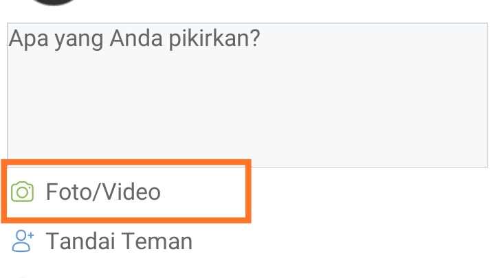Cara upload video di Facebook Chrome