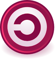 Copyleft movement symbol red
