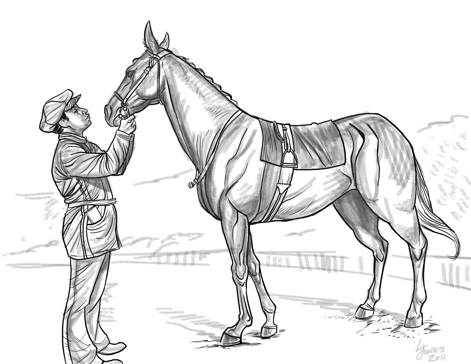 Gravy Productions Horse Sketchs