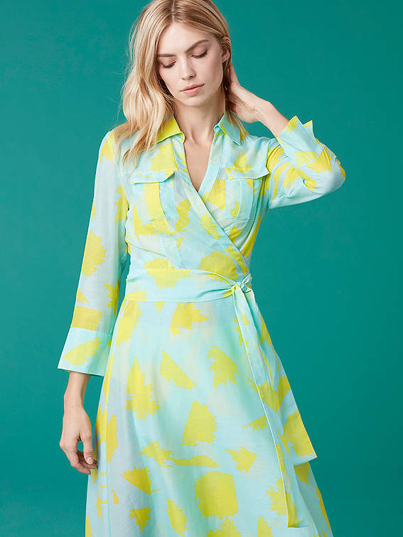 Jewell's Online Mall: Collared Wrap Dress by Diane von Furstenberg