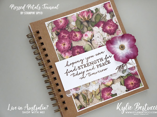 Sympathy Gift using the Pressed Petals Journal