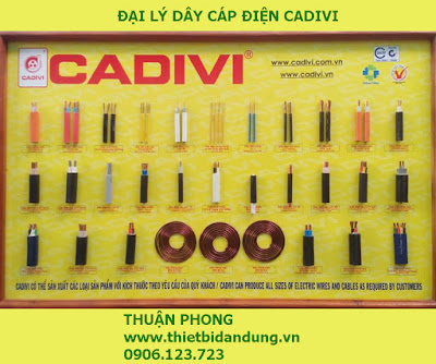 Đại lý dây cáp điện cadivi tại Bình Thuận 100% giá gốc