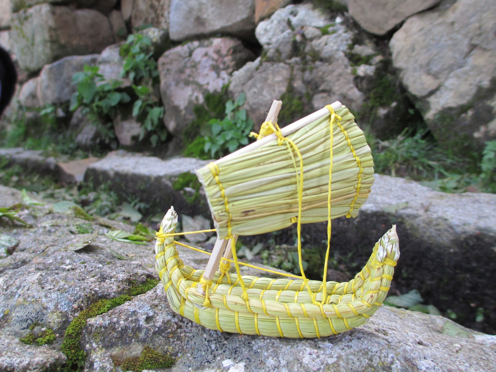 Pickles volunteers in Bolivia: Paulino and the giant reed boat