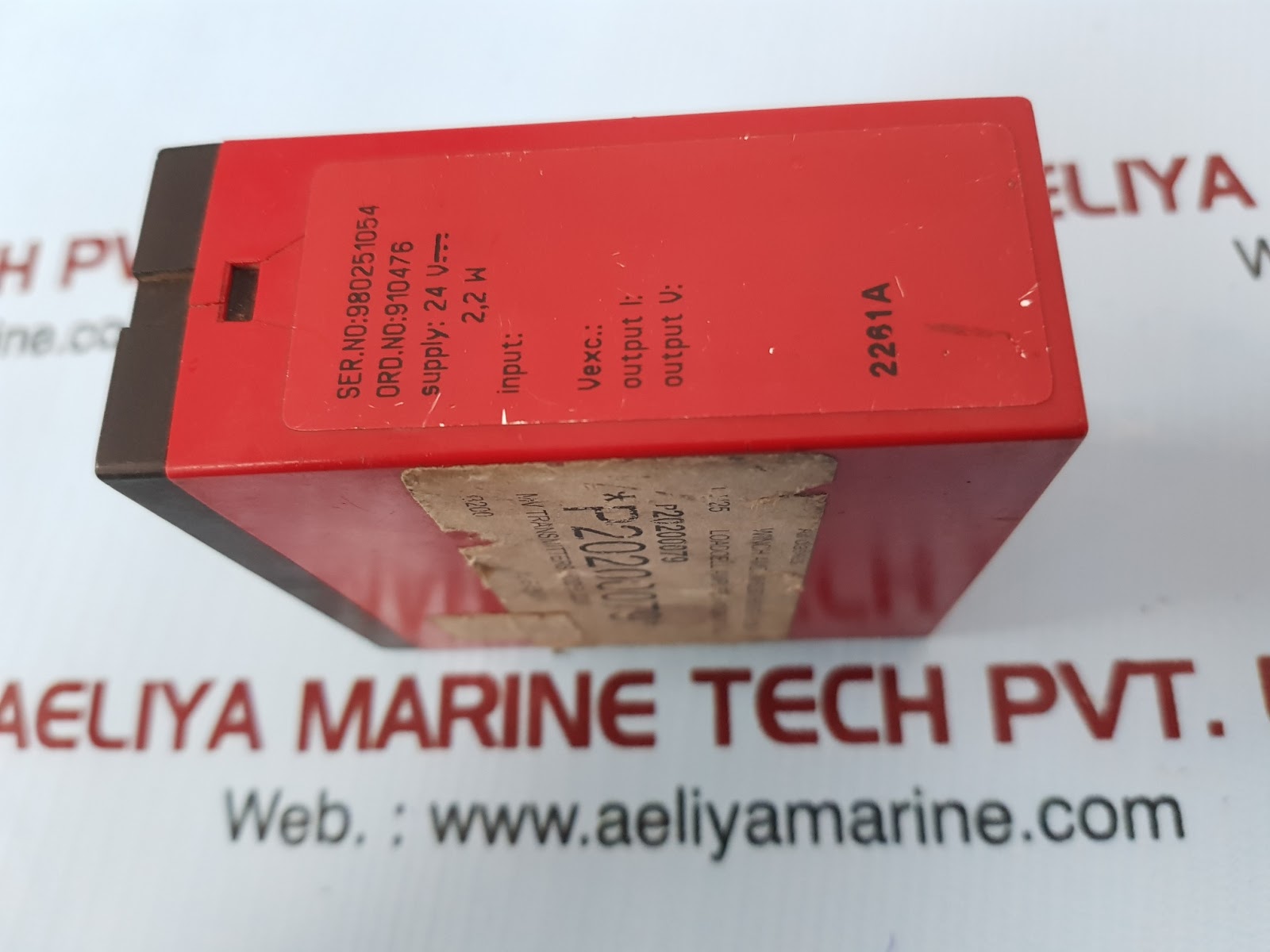 PR ELECTRONICS 2261 MV TRANSMITTER Aeliya Marine
