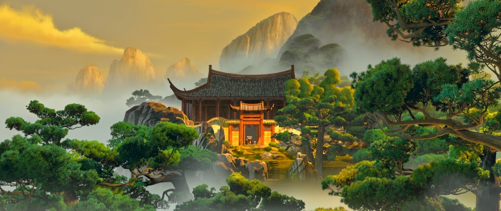 Ciberestética El panda digital que hace Kung Fu