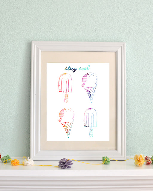 stay cool summer printable
