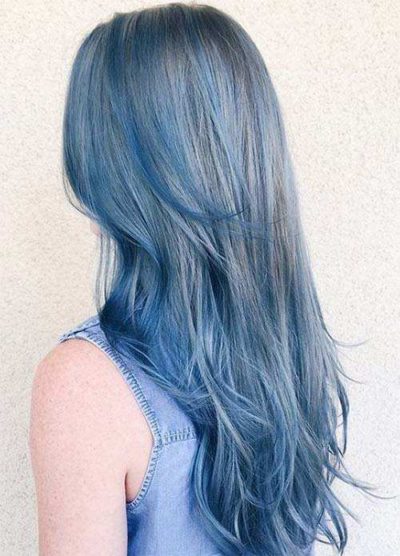 Màu tóc xanh khói khiến bạn thêm trẻ trung phong cách