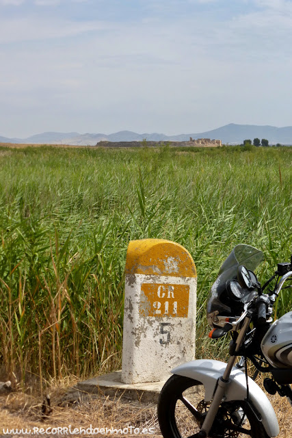 CR211 junto Castillo de Calatrava la vieja