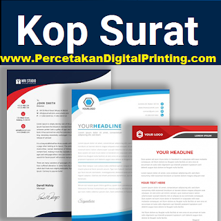 Contoh Contoh Desain KOP SURAT Dari Percetakan Digital Printing Terdekat