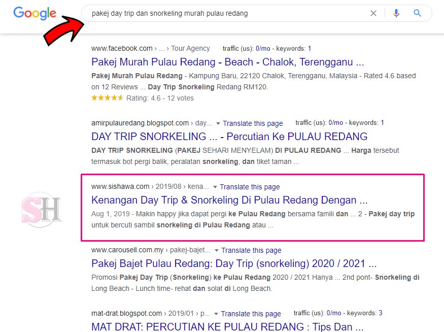 servis review blog 1st pages google search