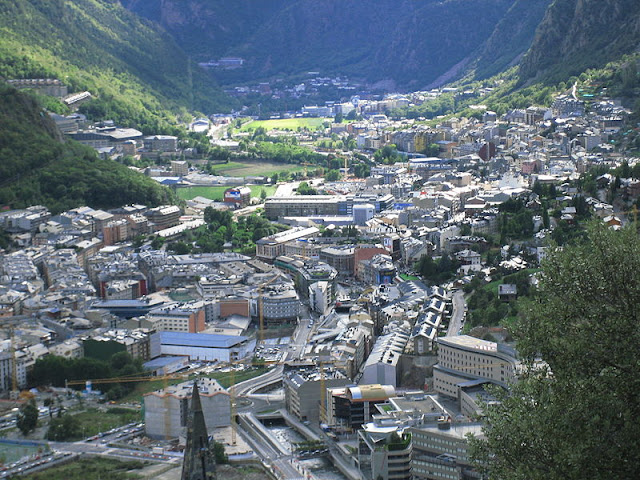 Ariel View Andorra la Vella Andorra