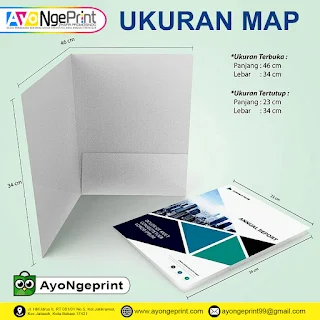 Ukuran Cetak Map Folder Dinas Custom di Wanadadi Banjarnegara