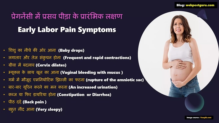 Symptoms Of Labour Pain In Hindi,नार्मल डिलीवरी के लक्षण,लेबर पेन