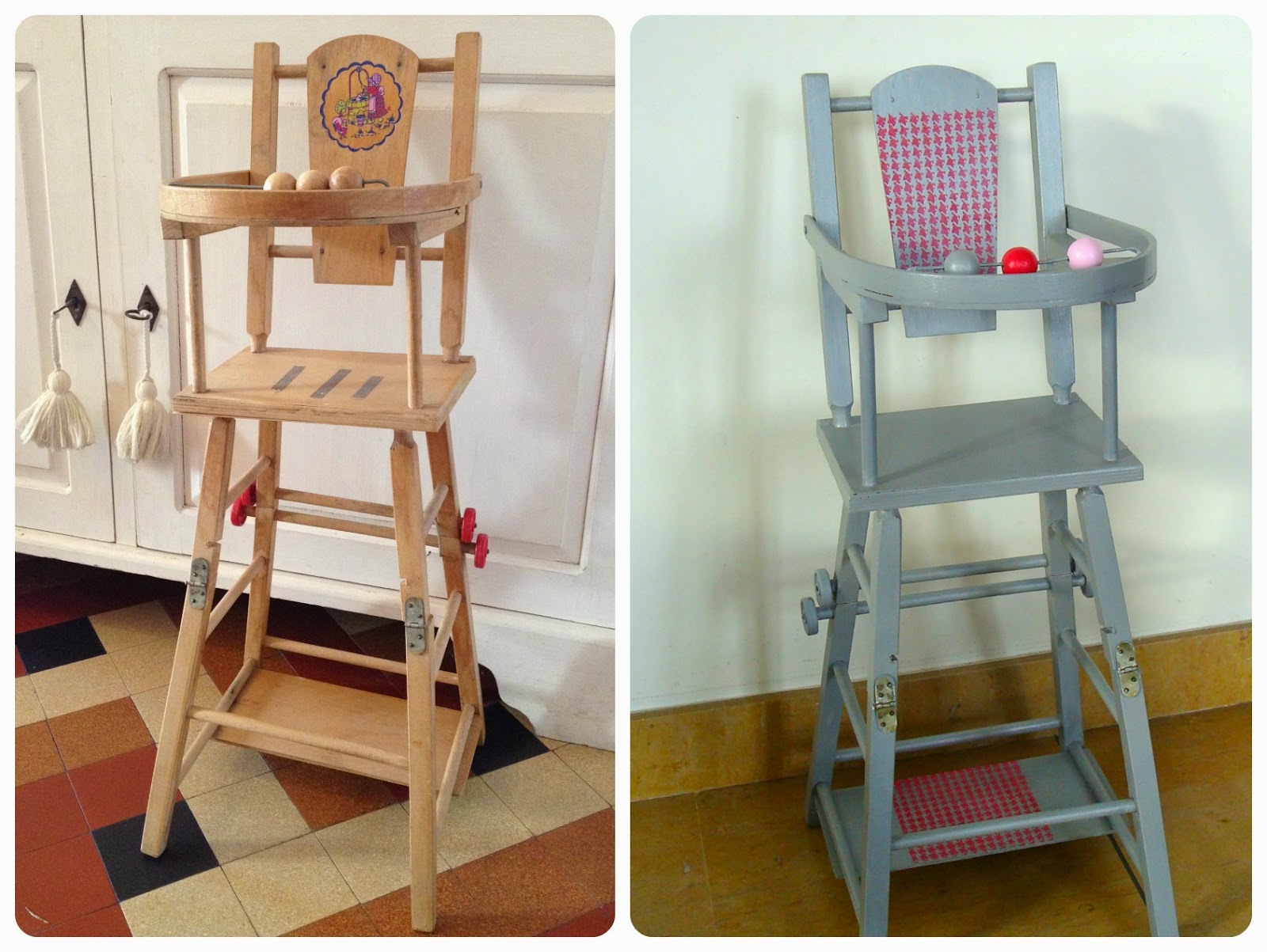 *Tadaam !: Chaise haute pour poup?�e