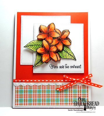 Our Daily Bread Designs Stamp Set: Sweet as Perfume, Our Daily Bread Designs Custom Dies: Bitty Borders, Pierced Squares, Our Daily Bread Designs Paper Collection: Birthday Brights