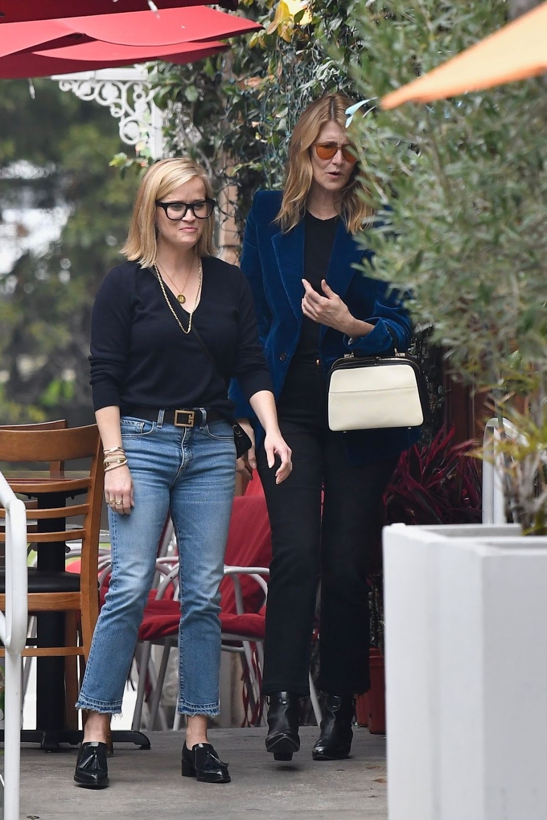Reese Witherspoon and Laura Dern Clicked Outside in Brentwood 13 Dec-2019