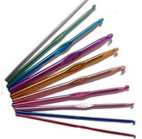 Crochet Hooks in Different Sizes