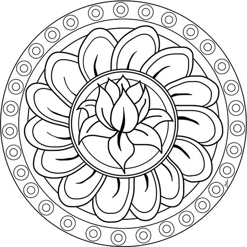 Atividades escolares infantis.: Mandalas para colorir.