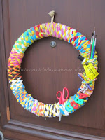 Coroa de Setembro (Regresso às Aulas) Grinalda/Guirlanda de Setembro (Regresso às Aulas)