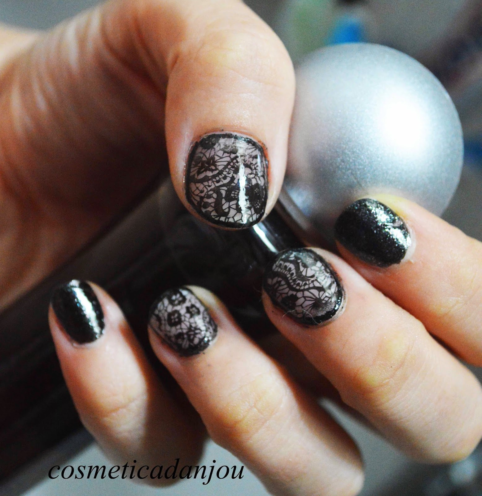 Born Pretty Store Nail Art Pen Review (Border Black Manicure