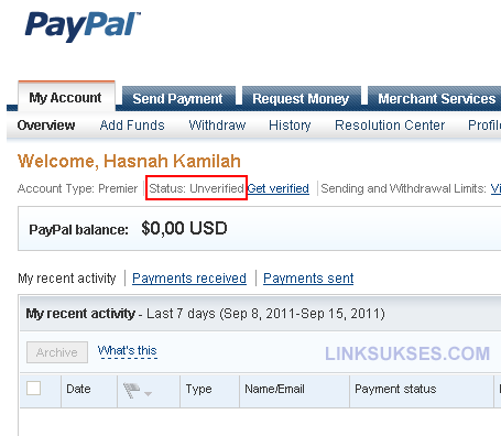 Daftar Paypal