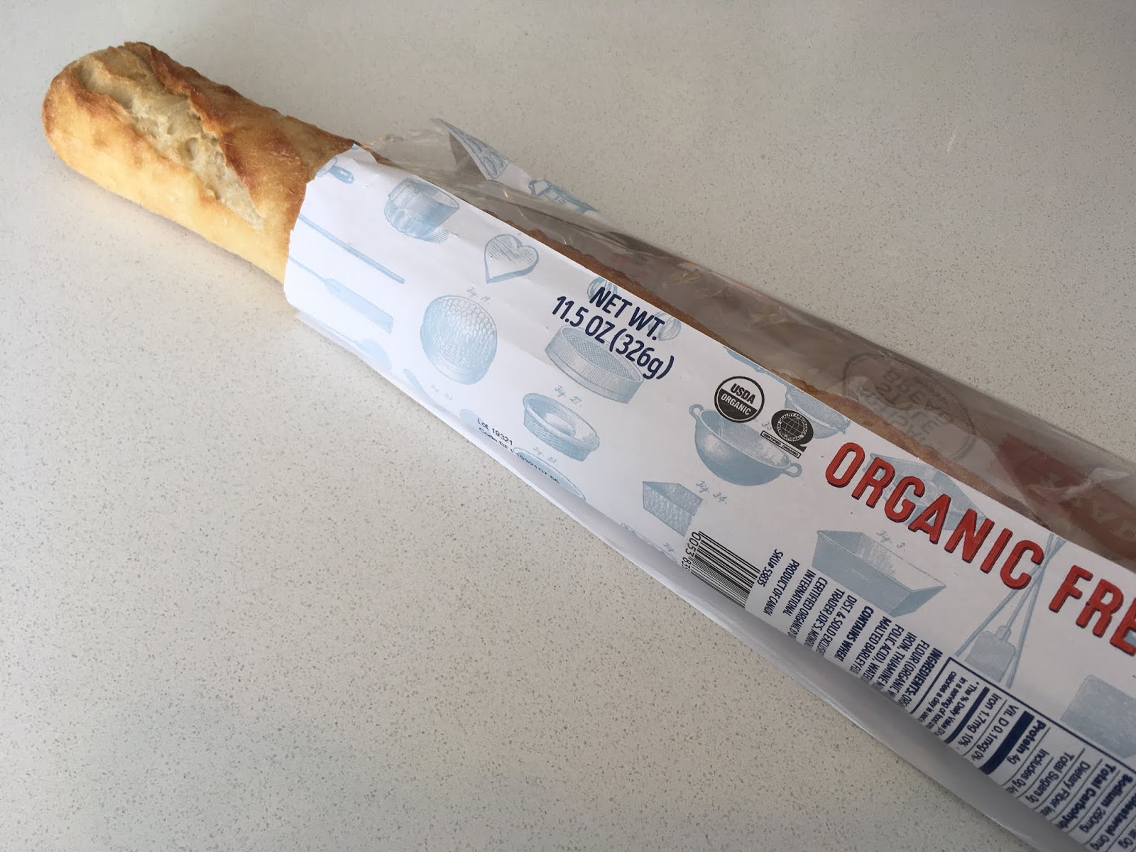 Trader Joe's 買い物日記 Organic French Baguette