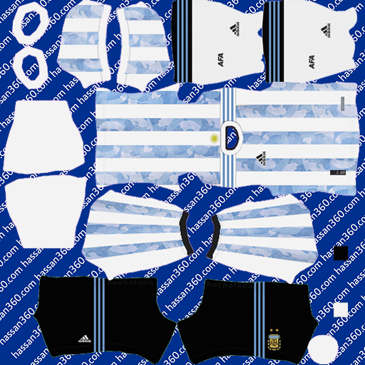 Argentina DLS Kits & Logo 2021 - Dream League Soccer Kits - DLS 21 ...