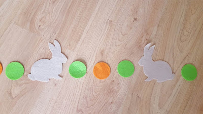 DIY felt bunny garland DIY felt bunny garland