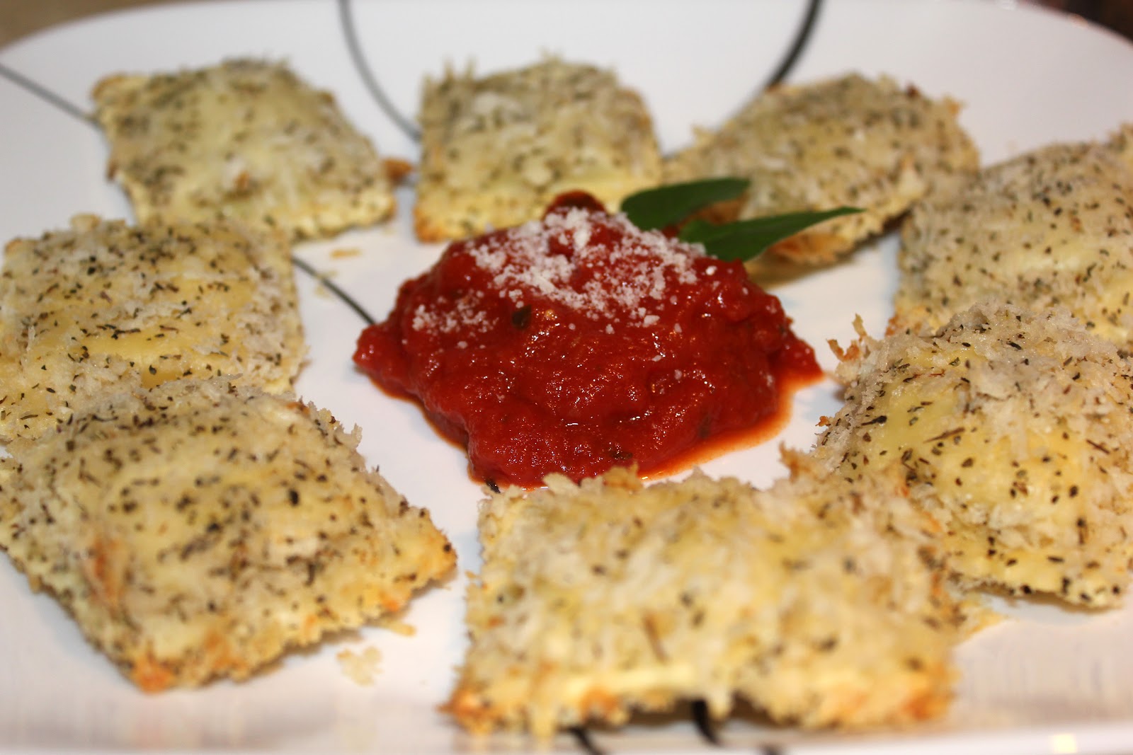 Jen's Food Adventures Baked Toasted Ravioli