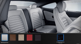 Màu nội thất Mercedes C300 Coupe 2019 Nội thất Mercedes C300 Coupe 2019 màu Xám Crystal 218