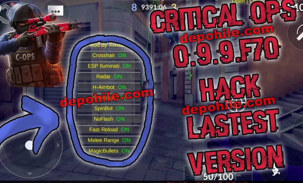 Critical Ops V0 9 9 F70 Aim Radar Son Surum Hile Temmuz 2018