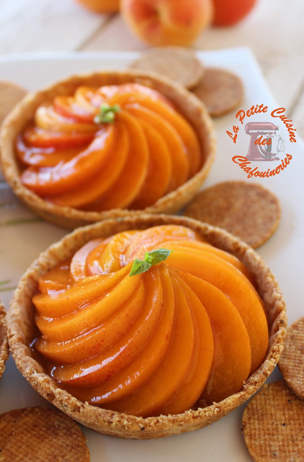 La petite cuisine des chafouineries Tartelettes fleur d'abricot (d